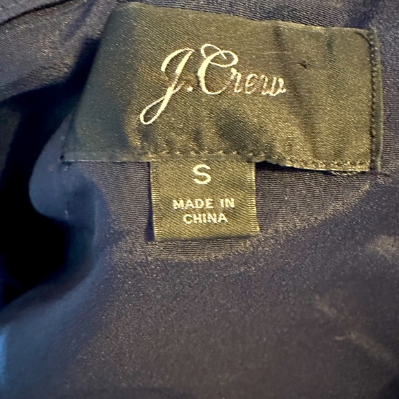 J CREW Short Sleeve Navy Blue Wrap Dress. Size S - Picture 12 of 14